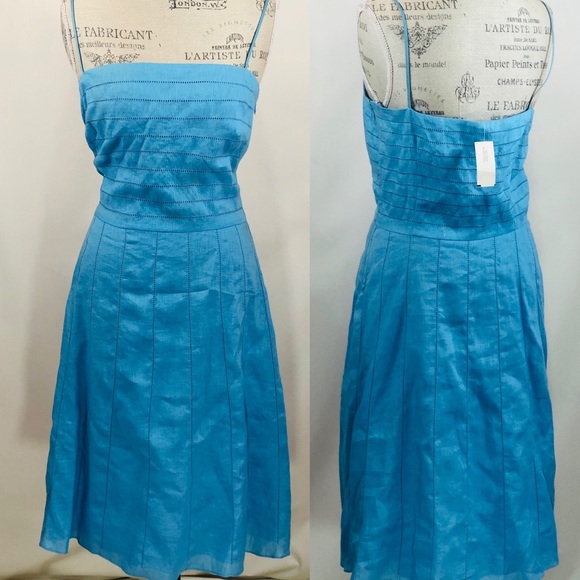 NWT Anne Taylor Linen Dress - Picture 5 of 8